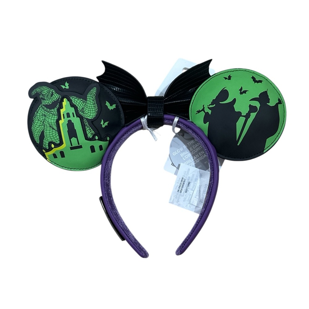 Disney Oogie Boogie Bash Ears - Glow in the Dark - NWT